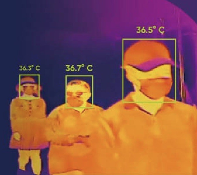 CCTV temperature monitoring